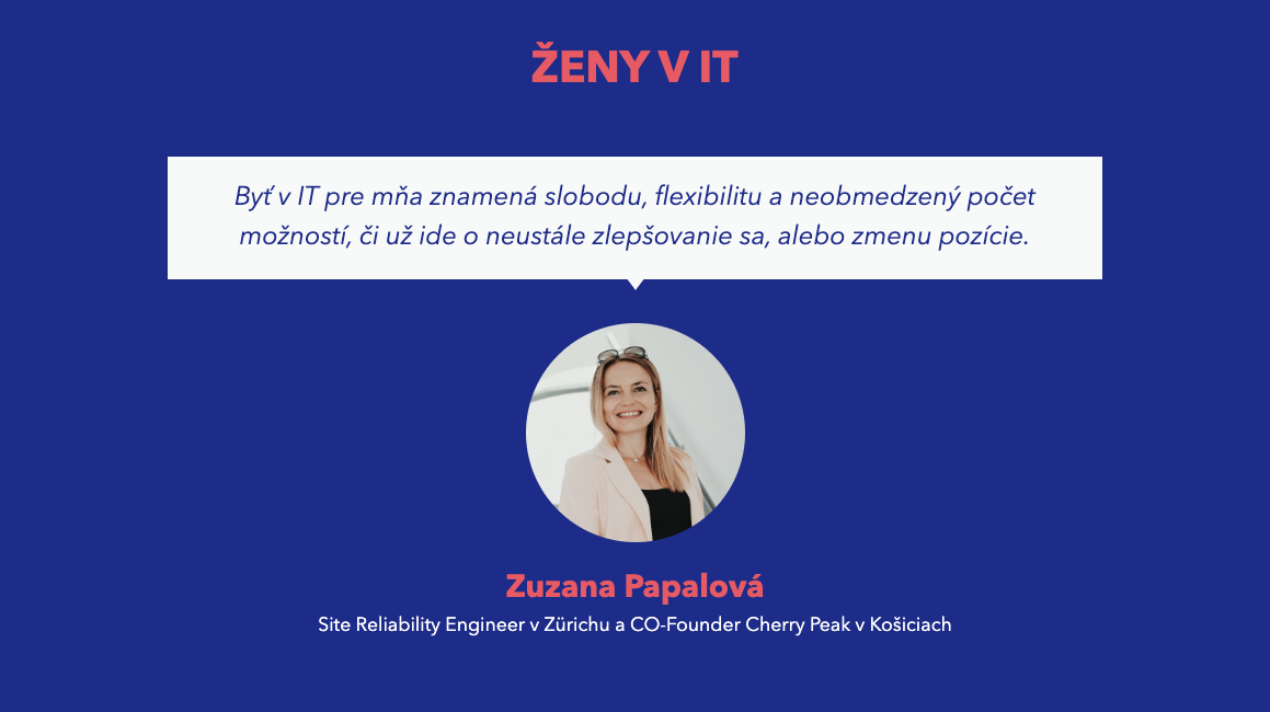 Zuzana Papalová – Women in IT