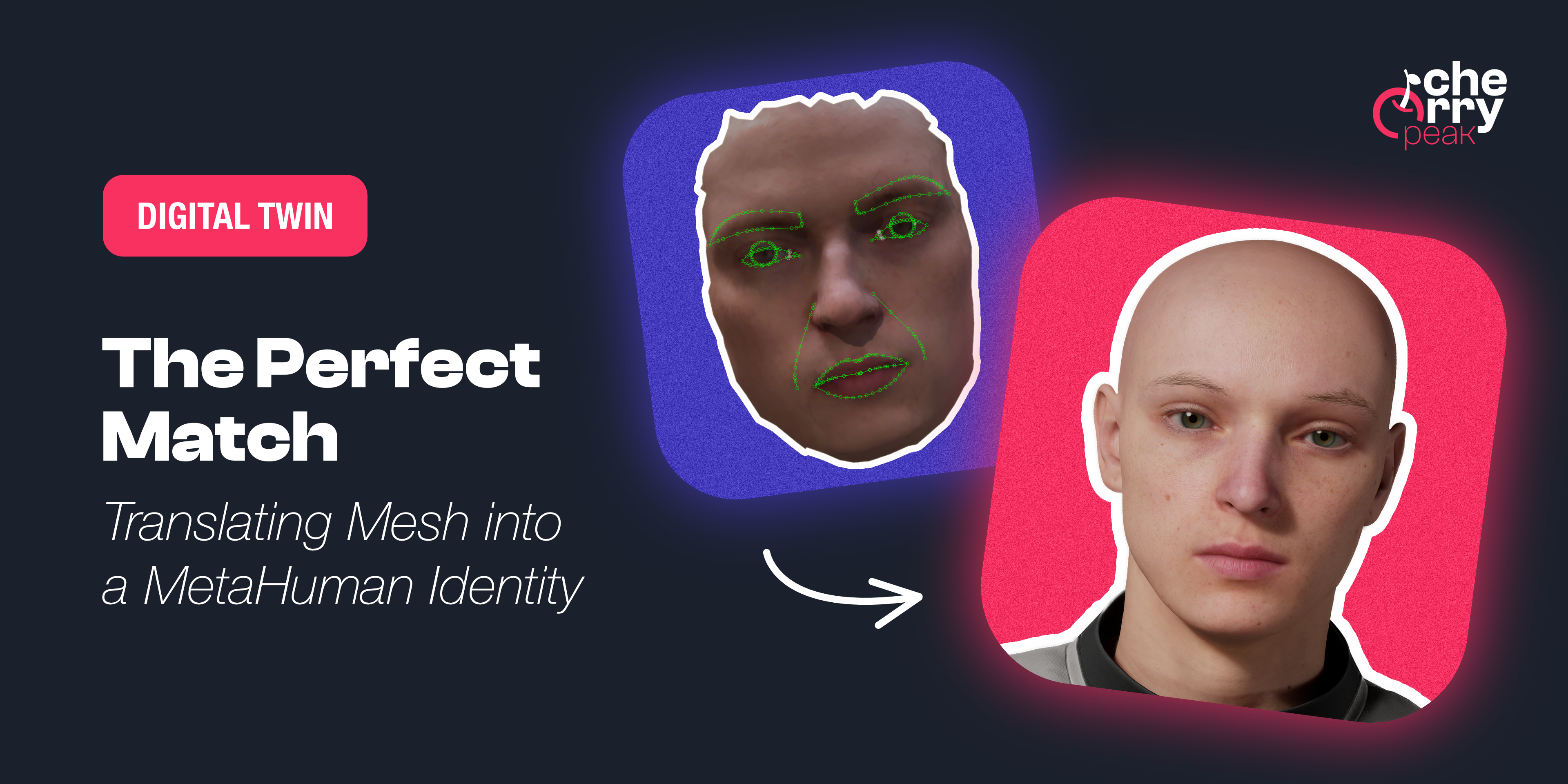 The Perfect Match: Translating Mesh into a MetaHuman Identity